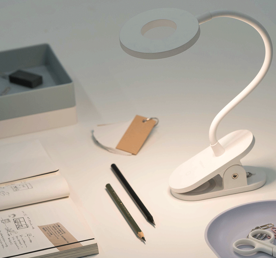Настольная лампа Yeelight LED Charging Clamp Table Lamp White 5W интенсивность свечения