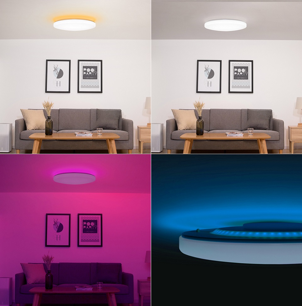Лампа Yeelight LED Ceiling Light освещение в комнате