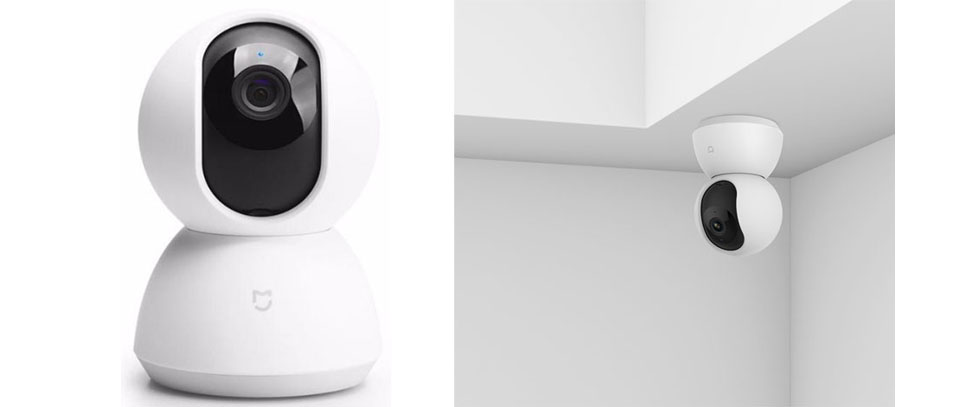  IP-камера MIJIA Smart PTZ Camera 360 крепление на потолок и стены