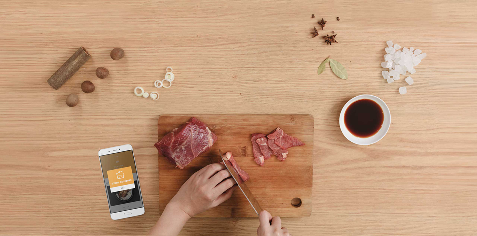 Умная мультиварка Xiaomi MiJia Induction Heating rice cooker 2  напоминание в смартфоне