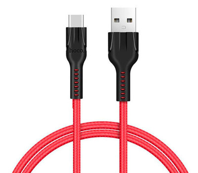 Кабель Hoco U31 USB-Type-C 1м Красный