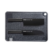 Набор кухонных ножей с разделочной доской Xiaomi OOU Black Blade Series Antibacterial Knife Cutting Board