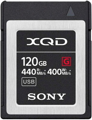 Карта памяти Sony 120Gb XQD G Series 400/440 MB/s (QD-G120F)