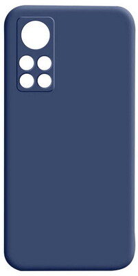 Накладка EG для Xiaomi Mi 10T/10T Pro силиконовая темно-синяя