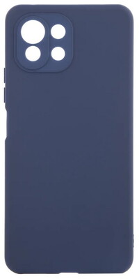 Накладка EG для Xiaomi Mi 11 Lite силиконовая темно-синяя