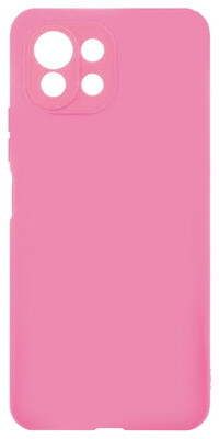 Накладка EG для Xiaomi Mi 11 Lite силиконовая розовая