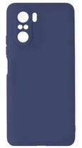 Накладка EG для Xiaomi Poco F3 силиконовая темно-синяя