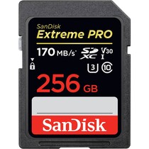 Карта памяти SanDisk Extreme Pro SDXC Class 10 V30 UHS-I U3 R170/W90MB/s 256GB SDSDXXY-256G-GN4IN