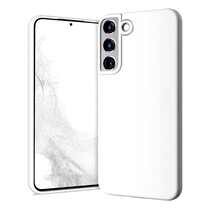 Накладка Soft-touch для Samsung Galaxy S22 Белая