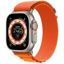 Часы Apple Watch Ultra GPS+Cellular 49 мм Titanium Case Orange MQEU3 Alpine Loop M