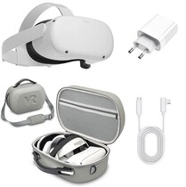 Шлем виртуальной реальности Oculus Quest 2 128GB + кабель Oculus 5м + Зарядное устройство + Защитный кейс C3