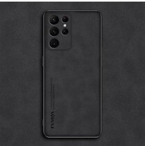 Накладка Fanoya для Samsung Galaxy S23 Ultra силиконовая Черная