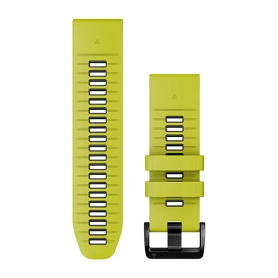 Ремешок Garmin QuickFit 26 mm Silicone Electric Lime Graphite 010-13281-03