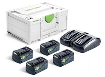 Комплект электропитания Festool SYS 18V 2x5,0/TCL 6 DUO 577707