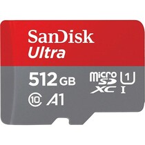 Карта памяти SanDisk Ultra microSDHC Class 10 UHS-I 150MB/s 512GB без адаптера SDSQUAC-512G-GN6MN