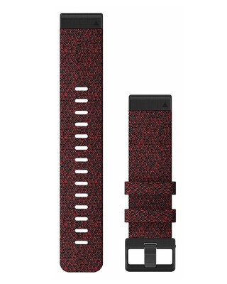 Ремешок Garmin QuickFit 22 mm Nylon Heathered Red 010-12863-06