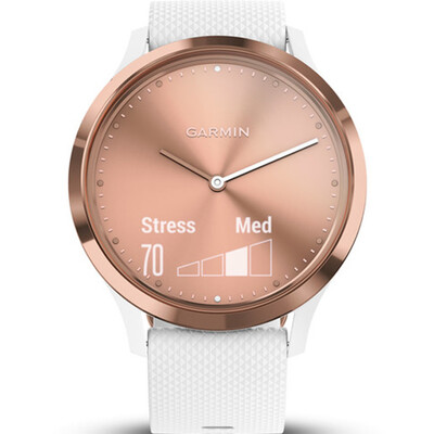 Часы Garmin Vivomove HR Sport Rose Gold White 010-02240-00 фото 7