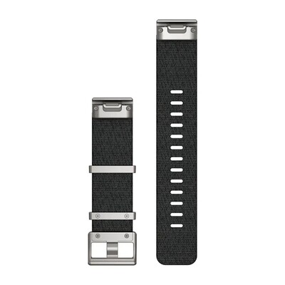 Ремешок Garmin QuickFit 22 mm Nylon Silver Black 010-12738-21 фото 2