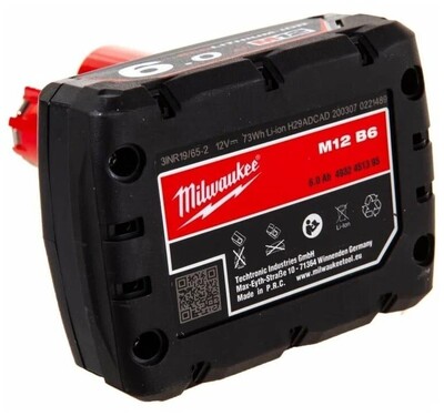 Аккумулятор Milwaukee M12B6 12V 4932451395 фото 6