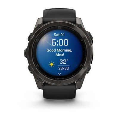 Часы Garmin Fenix 8 51mm Amoled Sapphire Titanium Carbon Gray 010-02905-21 фото 2