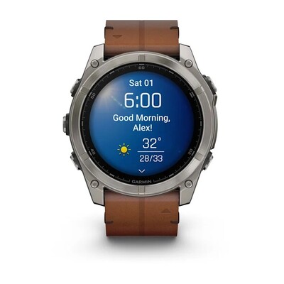 Часы Garmin Fenix 8 51mm Amoled Sapphire Titanium Graphite 010-02905-40 фото 3