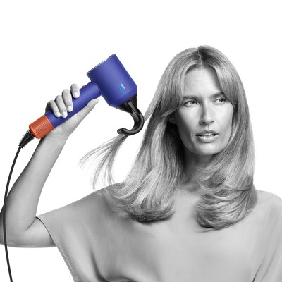 Фен Dyson Supersonic Nural HD16 Gift Edition Prussian Blue Topaz Orange кейс для хранения фото 6