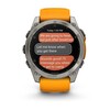 Часы Garmin Fenix 8 51mm Amoled Sapphire Titanium Spark Orange 010-02905-11 фото 10